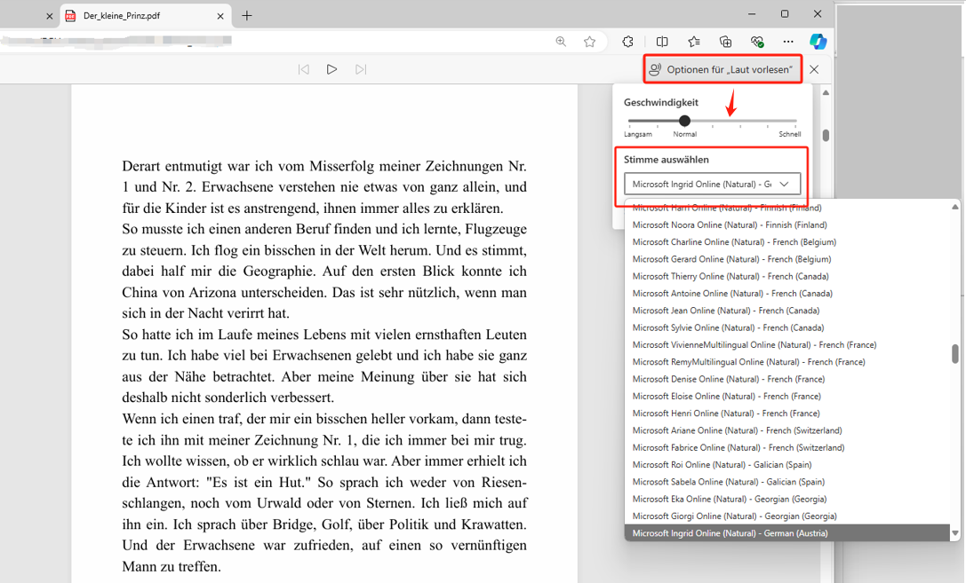 Microsoft Edge PDF Reader