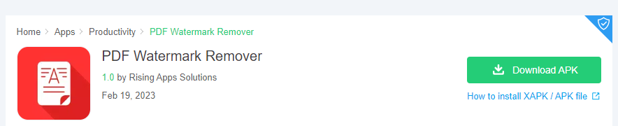PDF watermark remover PDF Watermark Remover APK