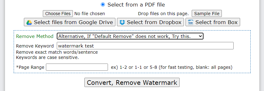 PDF watermark remover PDF Watermark Remover utility