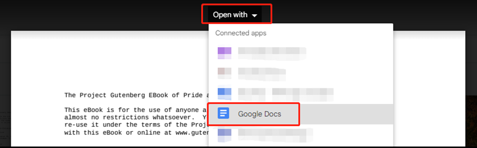 Google Docs do PDF word count step 2 | SwifDoo Blog