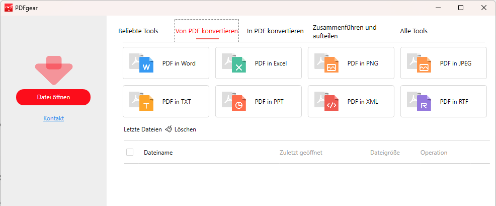 pdf-zu-excel-konverter PDFgear