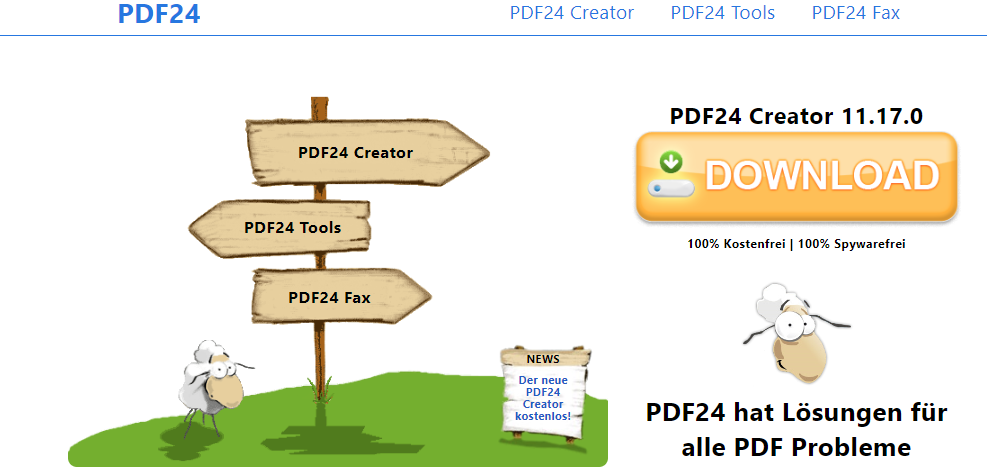 PDF auf dem Mac zusammenfügen online – mit PDF24