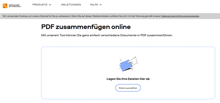 PDFs online zusammenfügen mit PDFChef