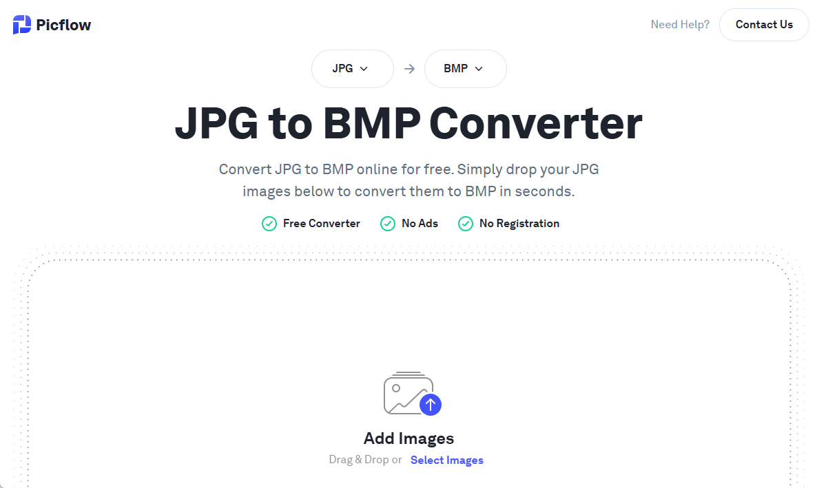 Picflow JPG to BMP Converter