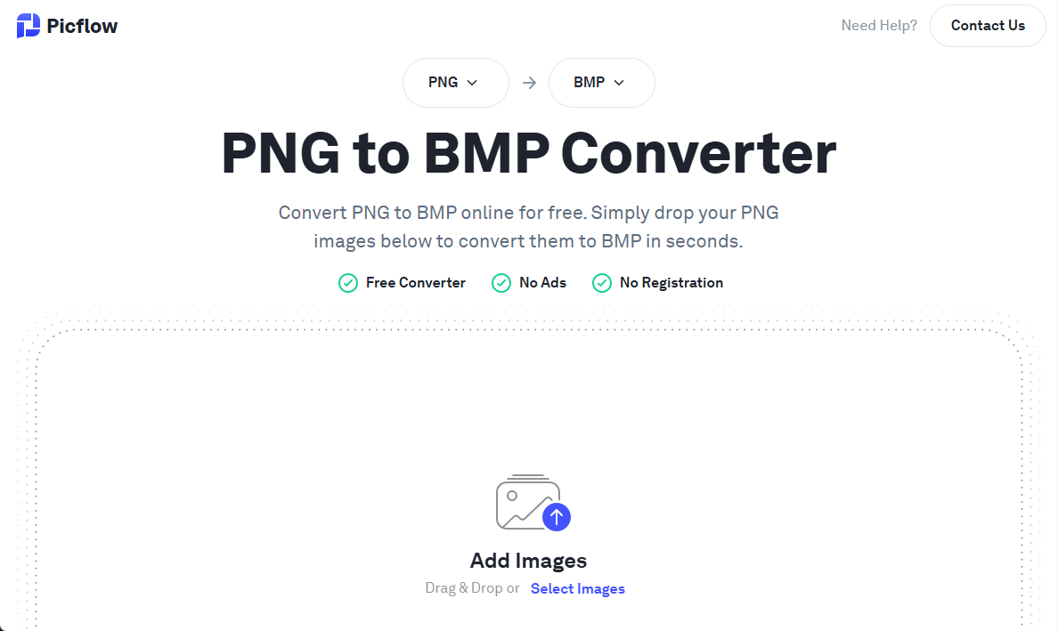 Picflow PNG to BMP Converter