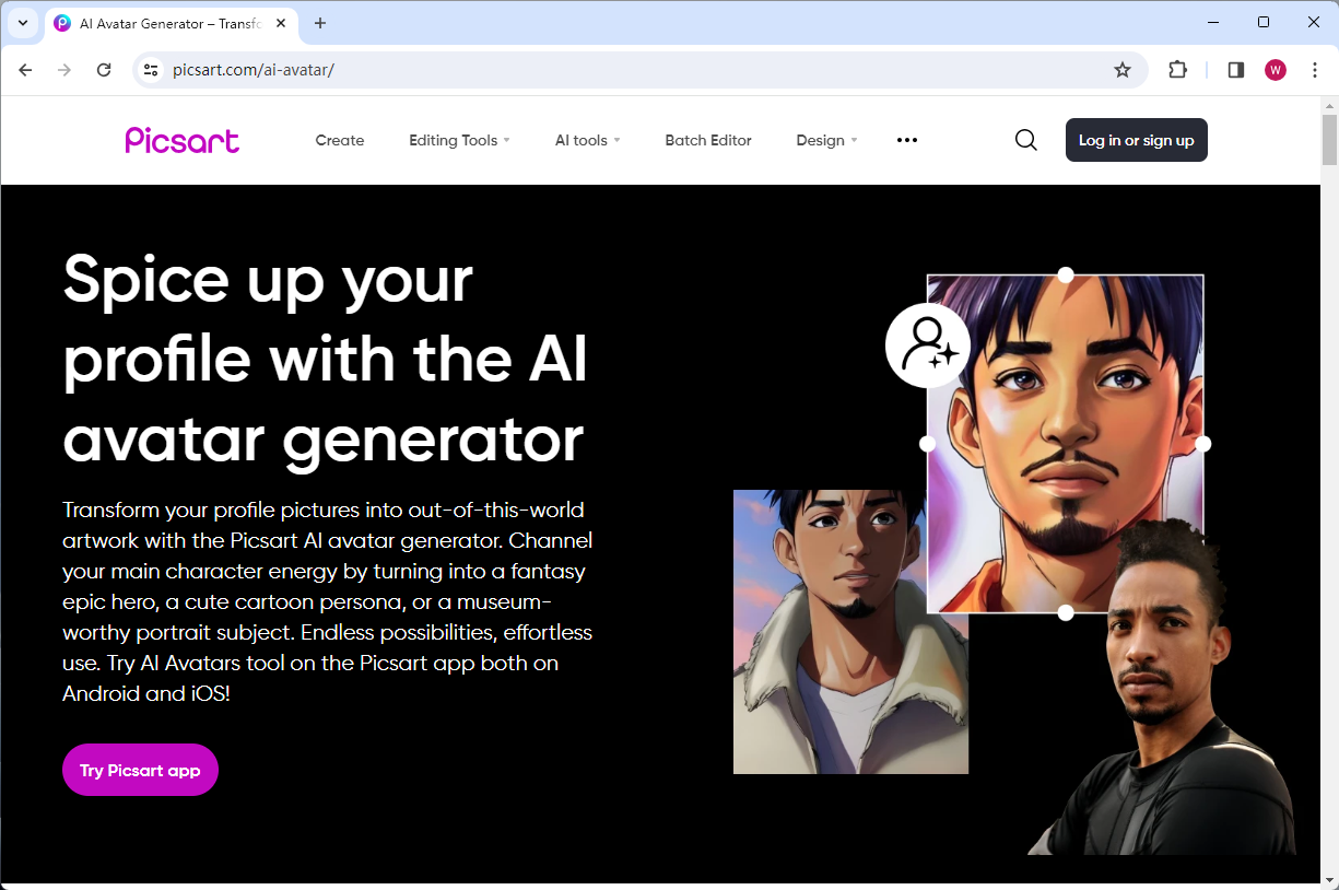 Picsart App Generate AI Avatar