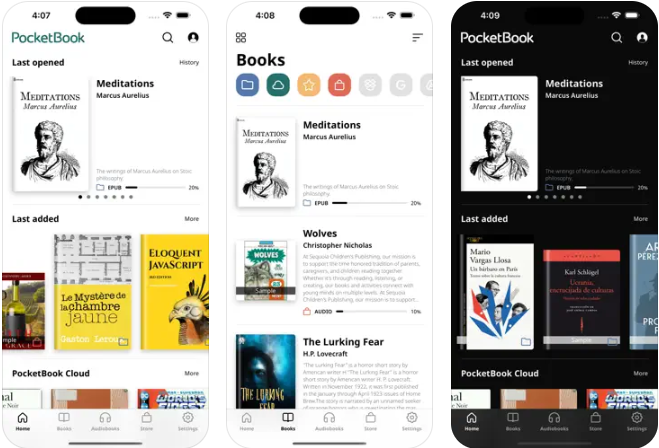 PocketBook Reader EPUB Reader for iPhone