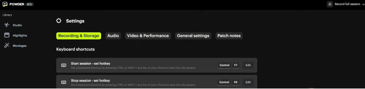 Powder.gg best clipping software