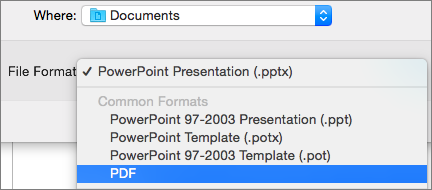 powerpoint in pdf umwandeln mac