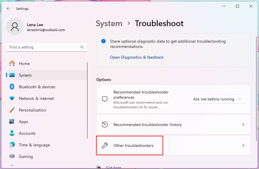 Run Audio Troubleshooter