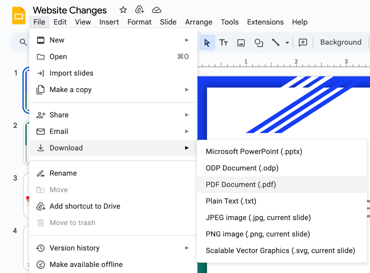 How to Convert a PPTM File to PDF with Google Slides