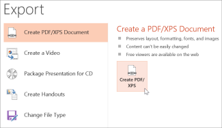 Convert .pptm to .pdf with Microsoft PowerPoint