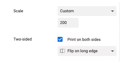 Print Double-Sided PDF via Chrome