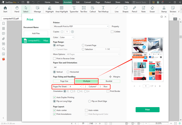 How to Print Multiple Photos on One Page from Windows 3