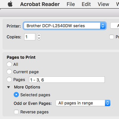 Print Odd/Even Pages in PDF via Adobe Reader