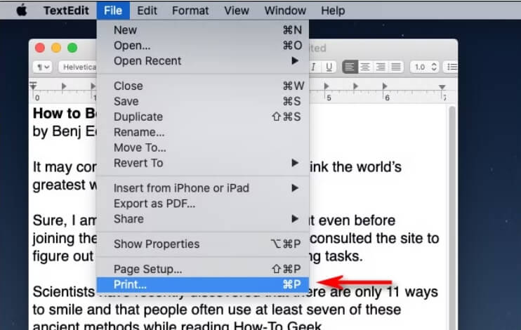 Print PDF in Preview
