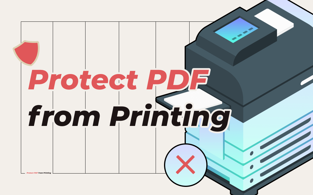 Protect PDF from Printing