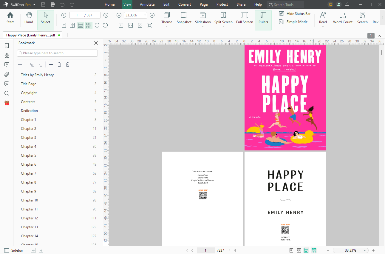 Read Happy Place PDF in SwifDoo PDF