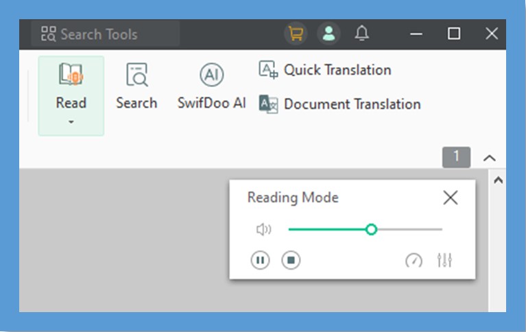 read PDF aloud with SwifDoo PDF 2