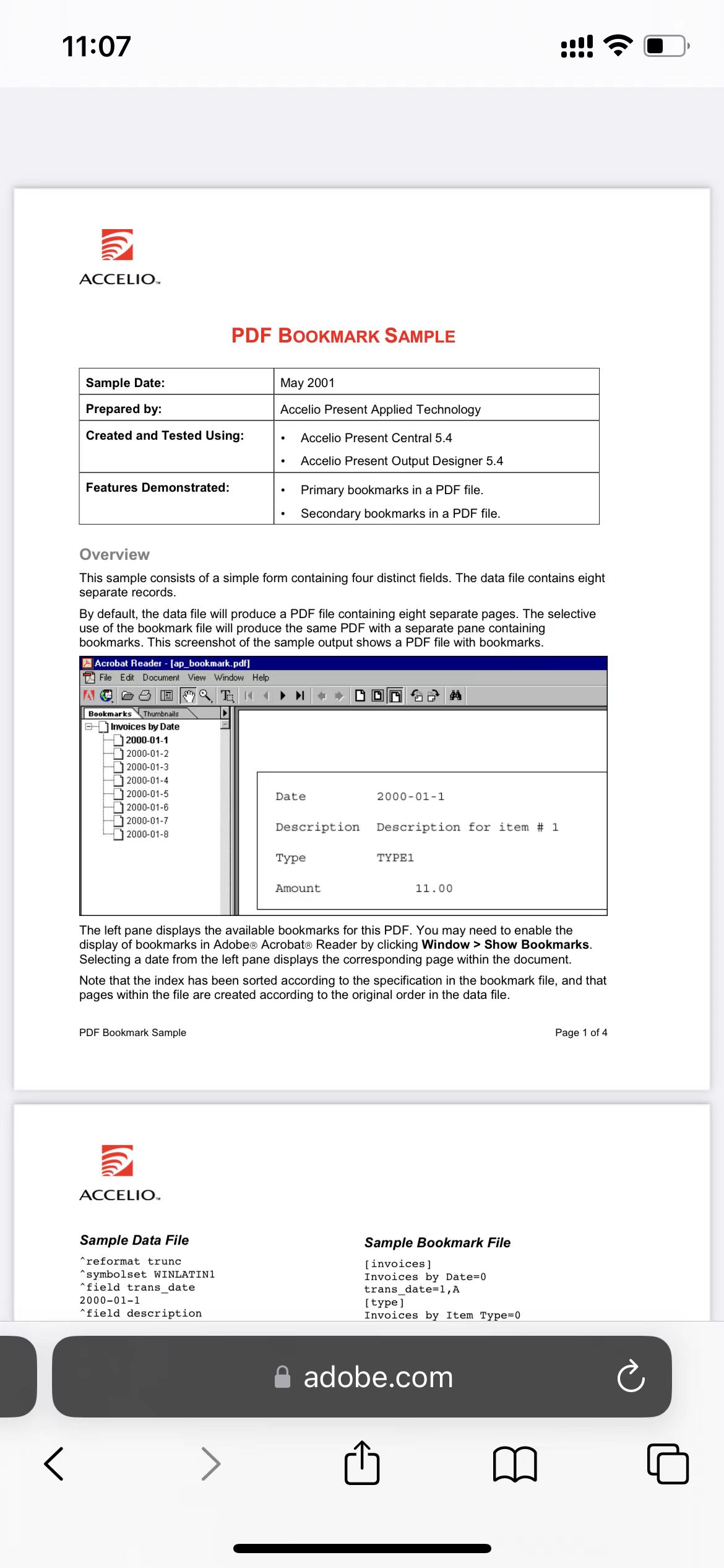 Read PDF on iPhone with Safari