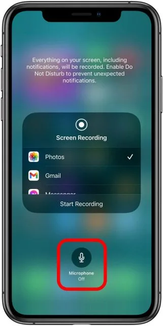 Record FaceTime with Audio on iPhone