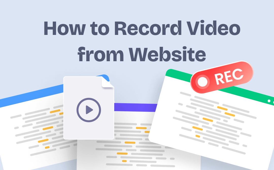 Record or Capture Video from Website for Free on Win & Mac
