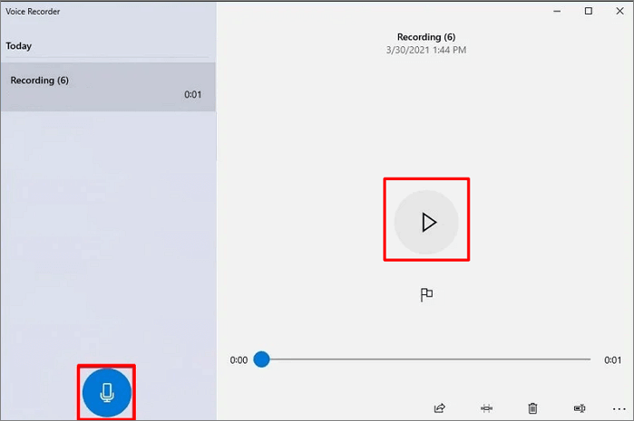 Record Voice on Windows 10 with Voice Recorder