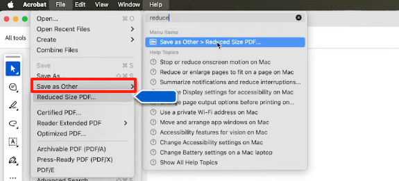 How to Reduce PDF Image Size on Mac step 2