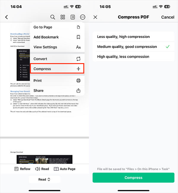 SwifDoo Compress PDF