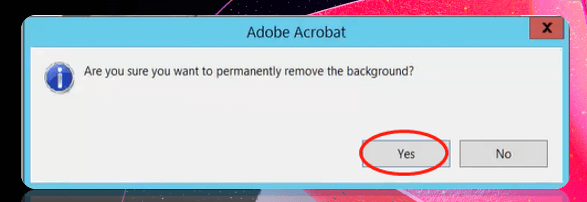 Remove background from PDFs in Adobe Acrobat 2