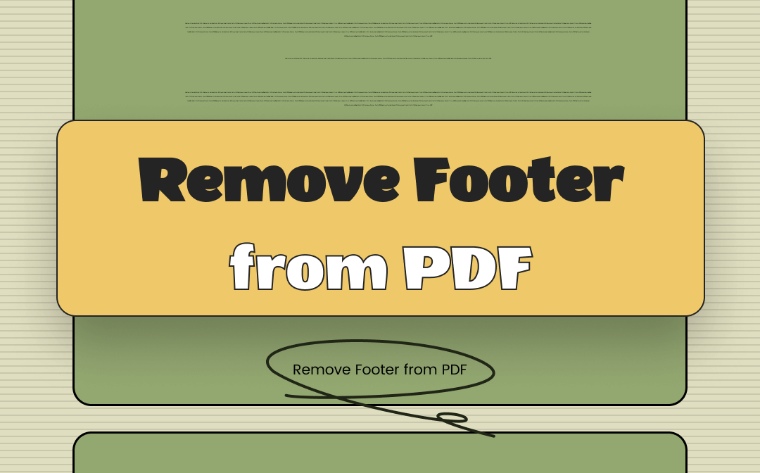 Remove Footer from PDF