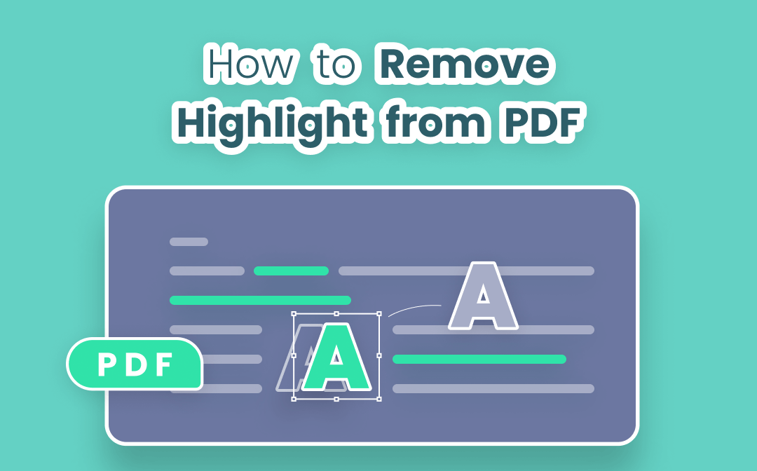 Free Methods to Remove Highlight from PDF