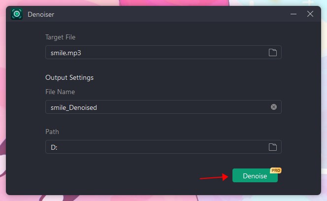 Remove Hiss from Audio via AWZ Screen Recorder