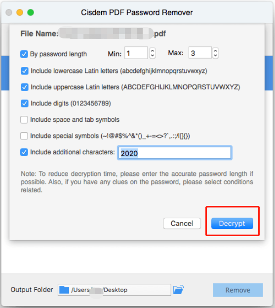 Cisdem PDF Password Remover remove PDF open password encryption | SwifDoo Blog