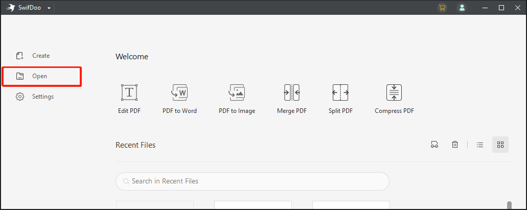 SwifDoo PDF remove PDF encryption step 1