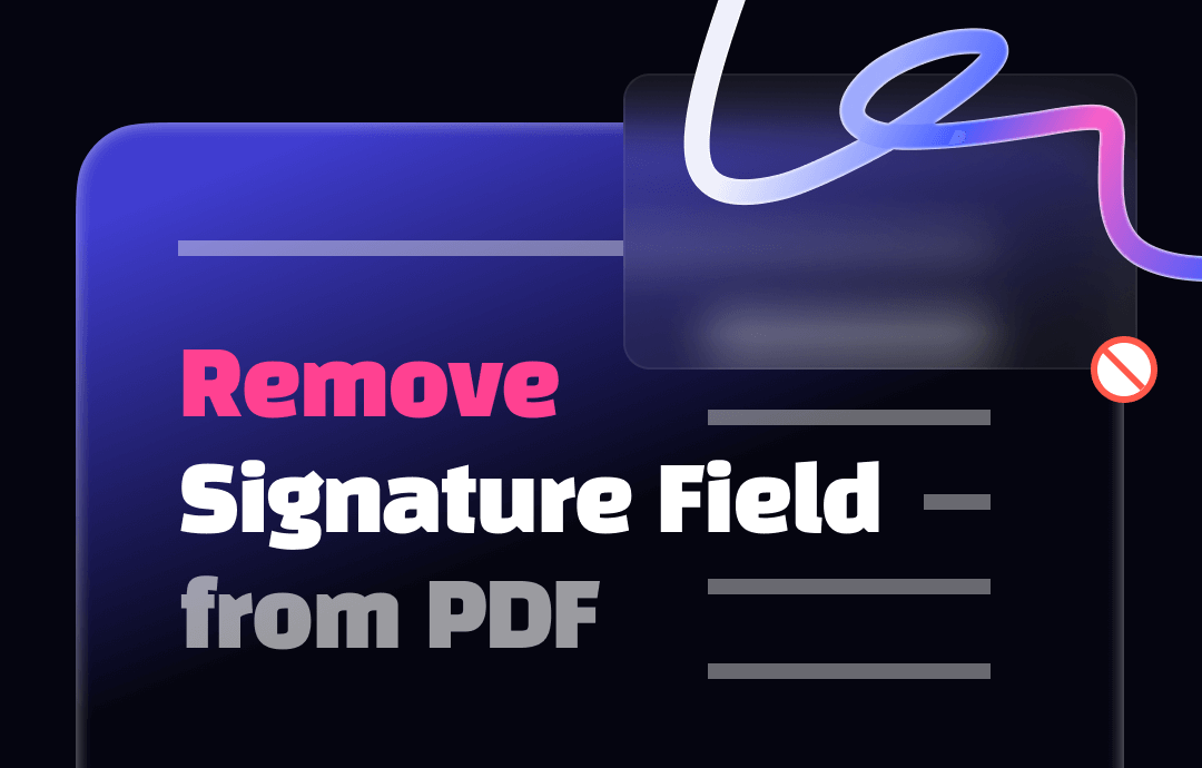 remove a signature from a pdf