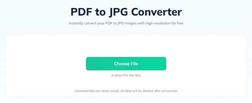 Convert PDF to Image Online