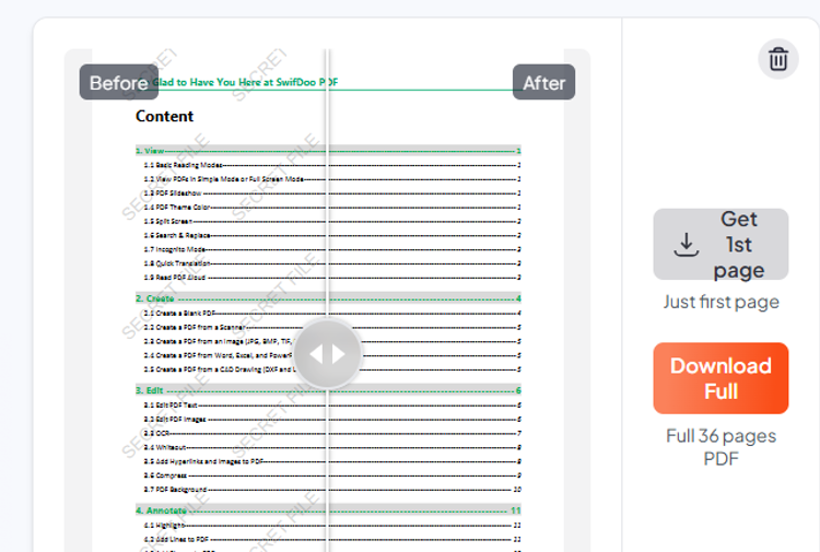 Free AI Watermark Remover from PDF: Dewatermark.AI 2