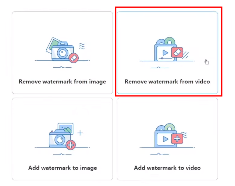 Remove watermark from video with Watermark Reomver