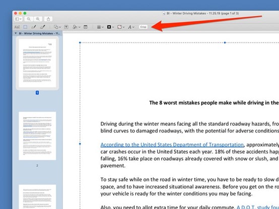 Use Preview to Resize a PDF