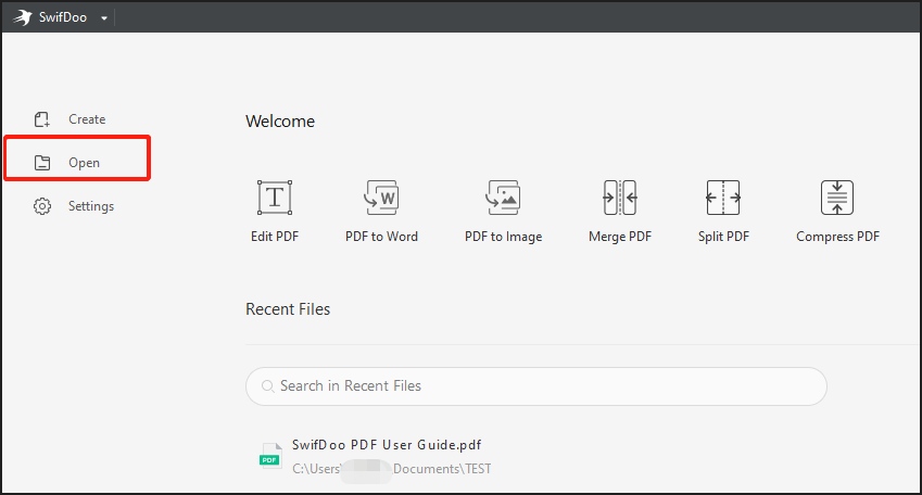 SwifDoo PDF reverse PDF page order with Reverse Pages tool step 1