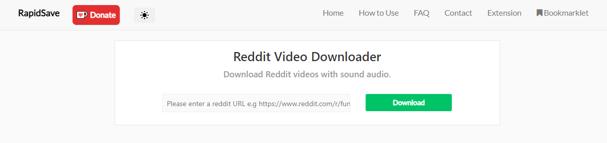  How to Save A Reddit Video by Online Downloader