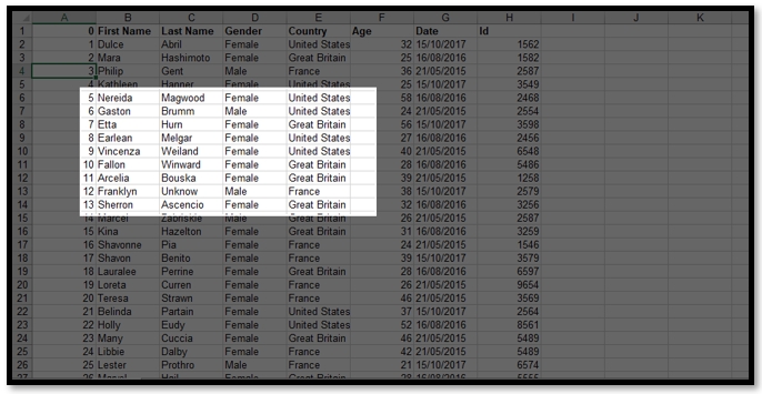 Save Excel files as images in Snipping Tool