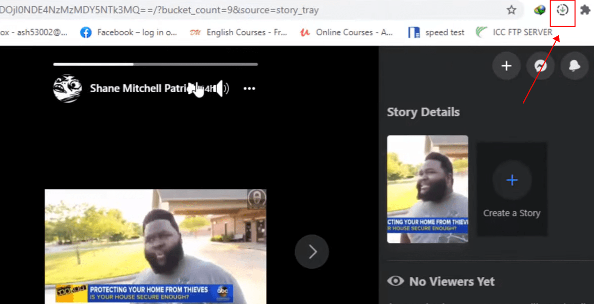 Save Facebook Story with A Chrome Extension