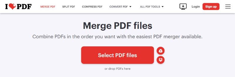 Merge PDFs Online