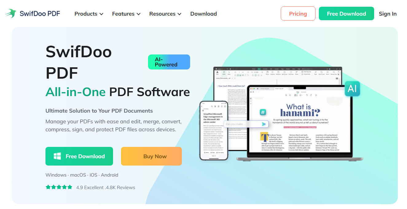 SwifDoo PDF interface
