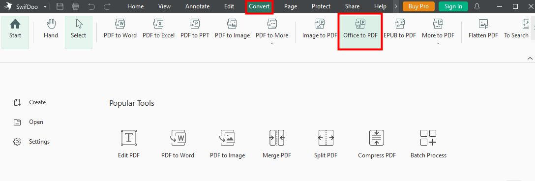 Convert Google Slides to PDF with SwifDoo PDF 1