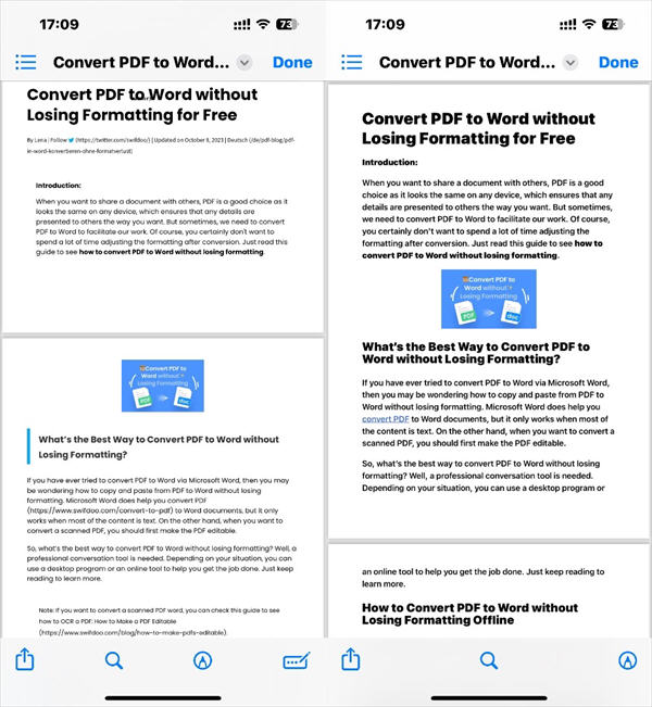 PDF vs Reader PDF