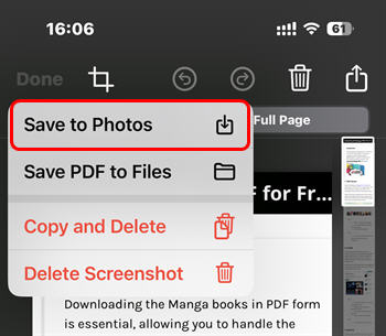 Save to Photos