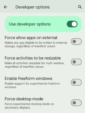 Force Desktop Mode